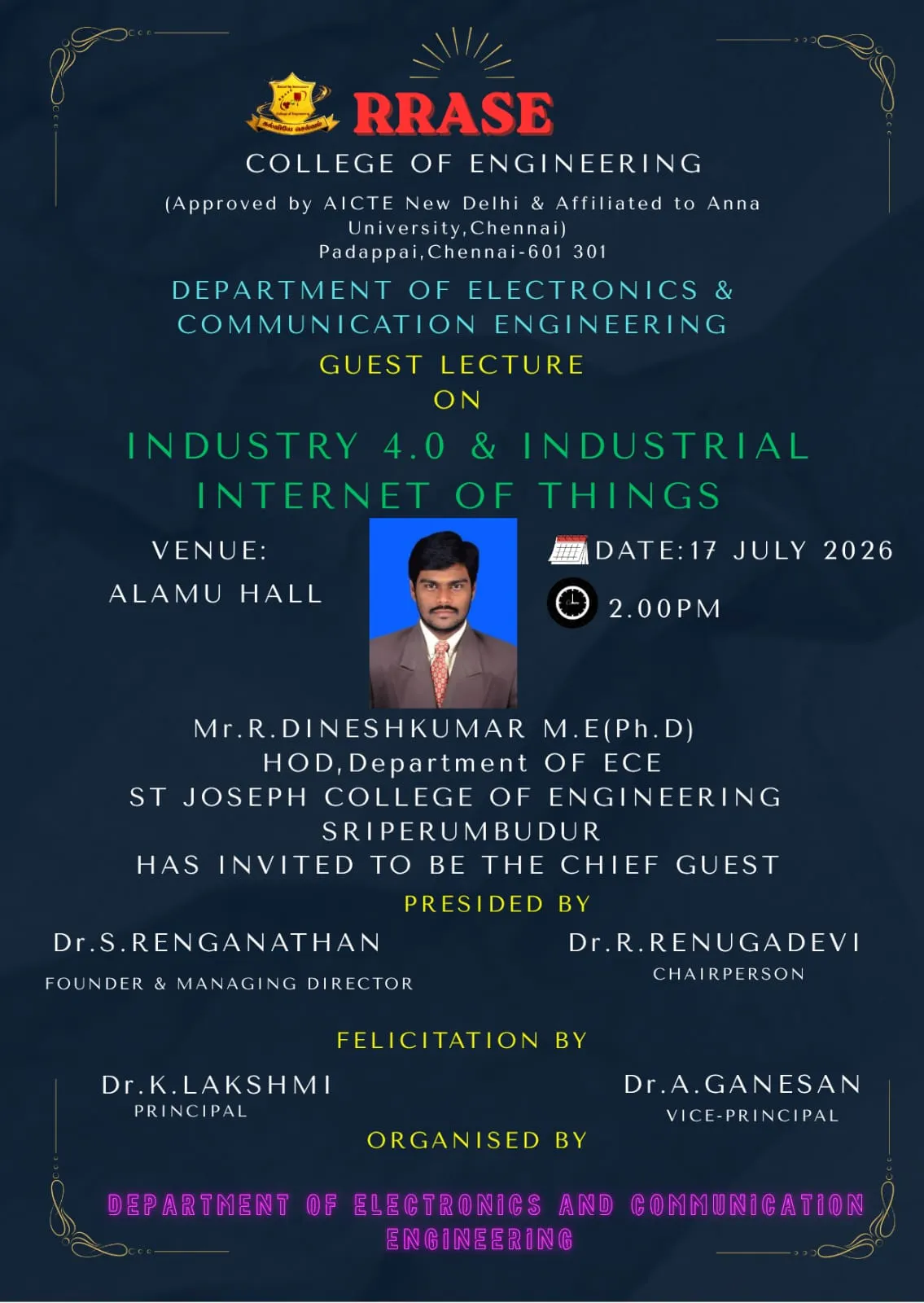 Guest Lecture on Industry 4.0 and Industrial Internet of Things
